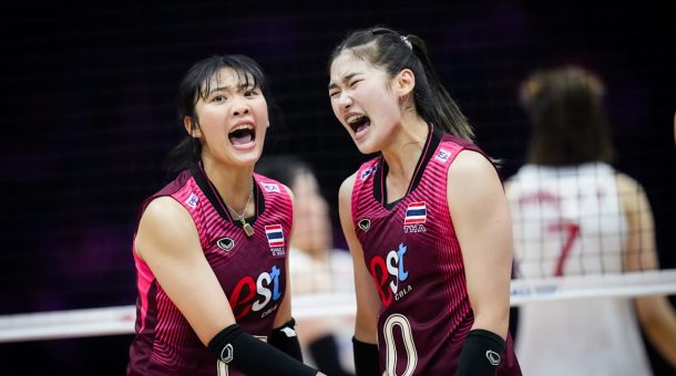 ทีมนักตบสาวไทย รวมพลังสู้ถึงเซตสุดท้าย แต่ยังต้านไม่ไหว พ่ายเจ้าภาพจีน 2-3 เซต ในศึกวอลเลย์บอลหญิงเนชั่นส์ ลีก 2026