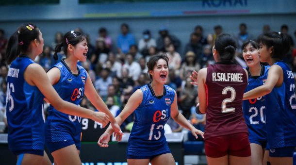 ทีมนักตบสาวยู 18 ไทย ฟอร์มยังยอดเยี่ยม ตบสยบ อุซเบกิสถาน 3-0 เซต จบอันดับ 1 ของสาย ผ่านเข้ารอบก่อนรองชนะเลิศ