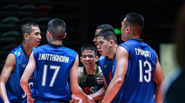 นักตบหนุ่มไทย U18 คว้าอันดับสองของสายซี
