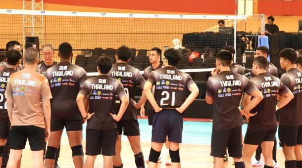 ทีมชาติไทยฝึกซ้อม ที่ Jakarta International Velodrome ก่อน ประเดิมนัดแร