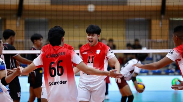 นาวี 2024 วีซี ไล่อัด วี แอนด์ ที เฮาส์ ดีไซน์ฯ ขาดลอย 3-0 เซต